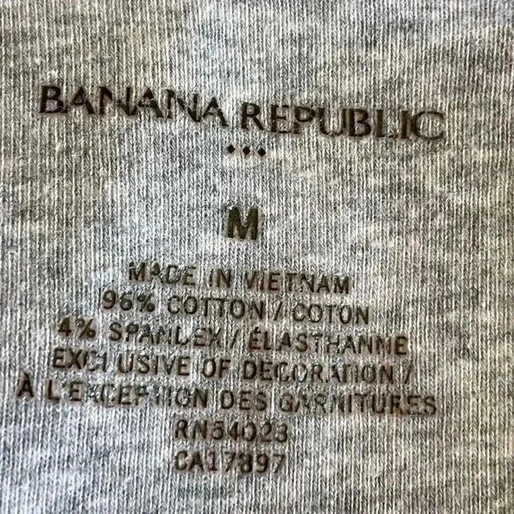 Banana Republic Gray Solid Embroidered Soft Essential Basic Camisole SZ M # 1603 - Picture 9 of 13